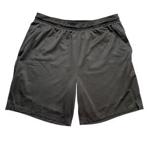 Adidas Shorts Mens XL Extra Large Dark Gray Axis Knit 3.0 Training Drawstring